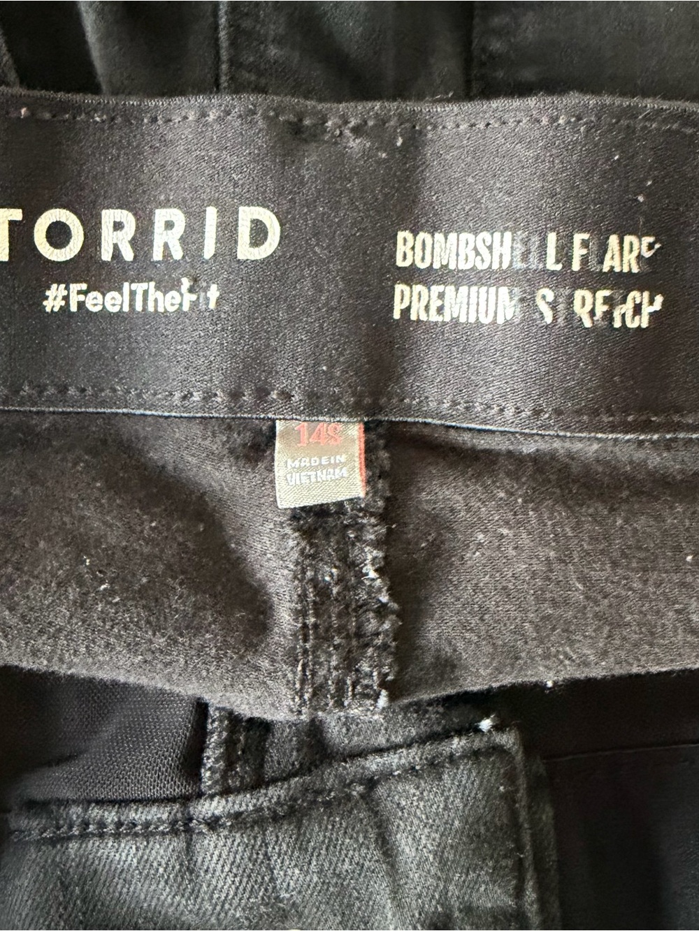 torrid Black Flared Wide-Leg Jeans - Picture 4 of 6